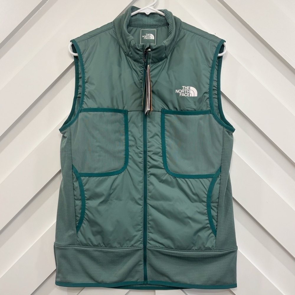 NWT North Face Mens WW Pro Vest In Dark Sage Size Small - Picture 2 of 9